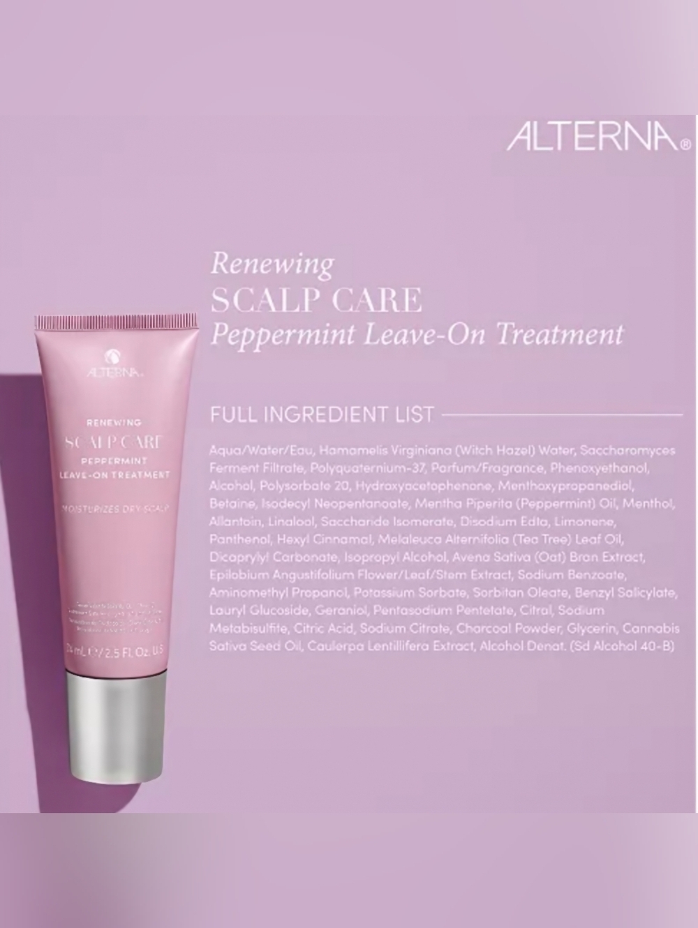 Alterna Renewing Scalp Care Peppermint Leave-On Treatment - Picture 5 of 15